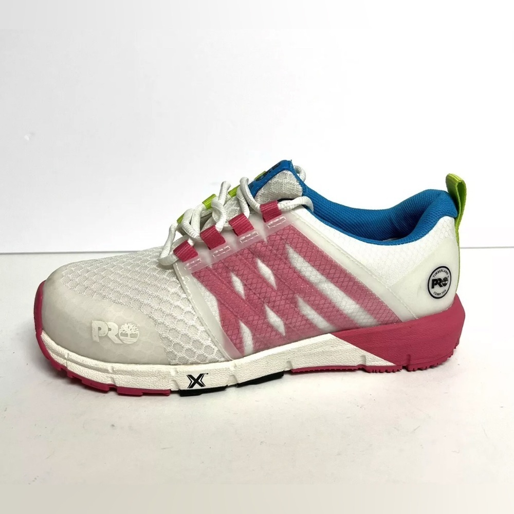 Timberland Pro Womens Day One Safety Work Sneaker White Size 7W